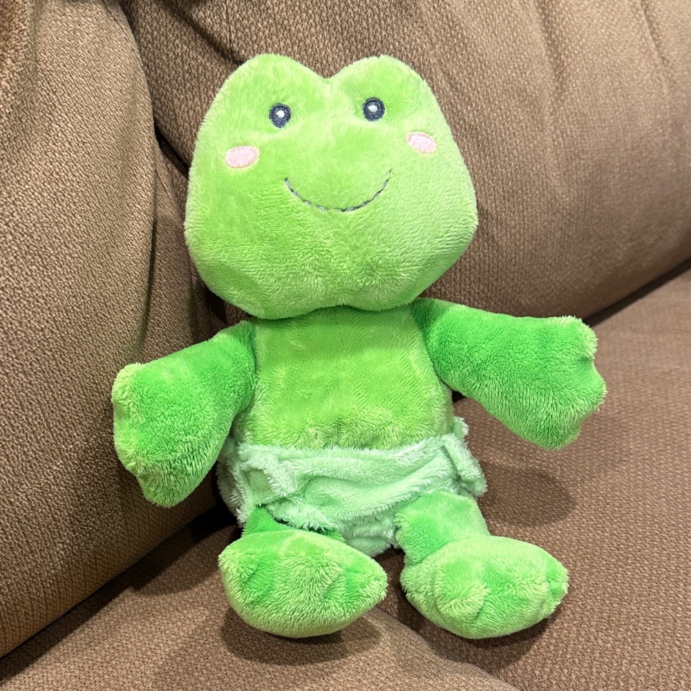 Cute Green Frog Plush